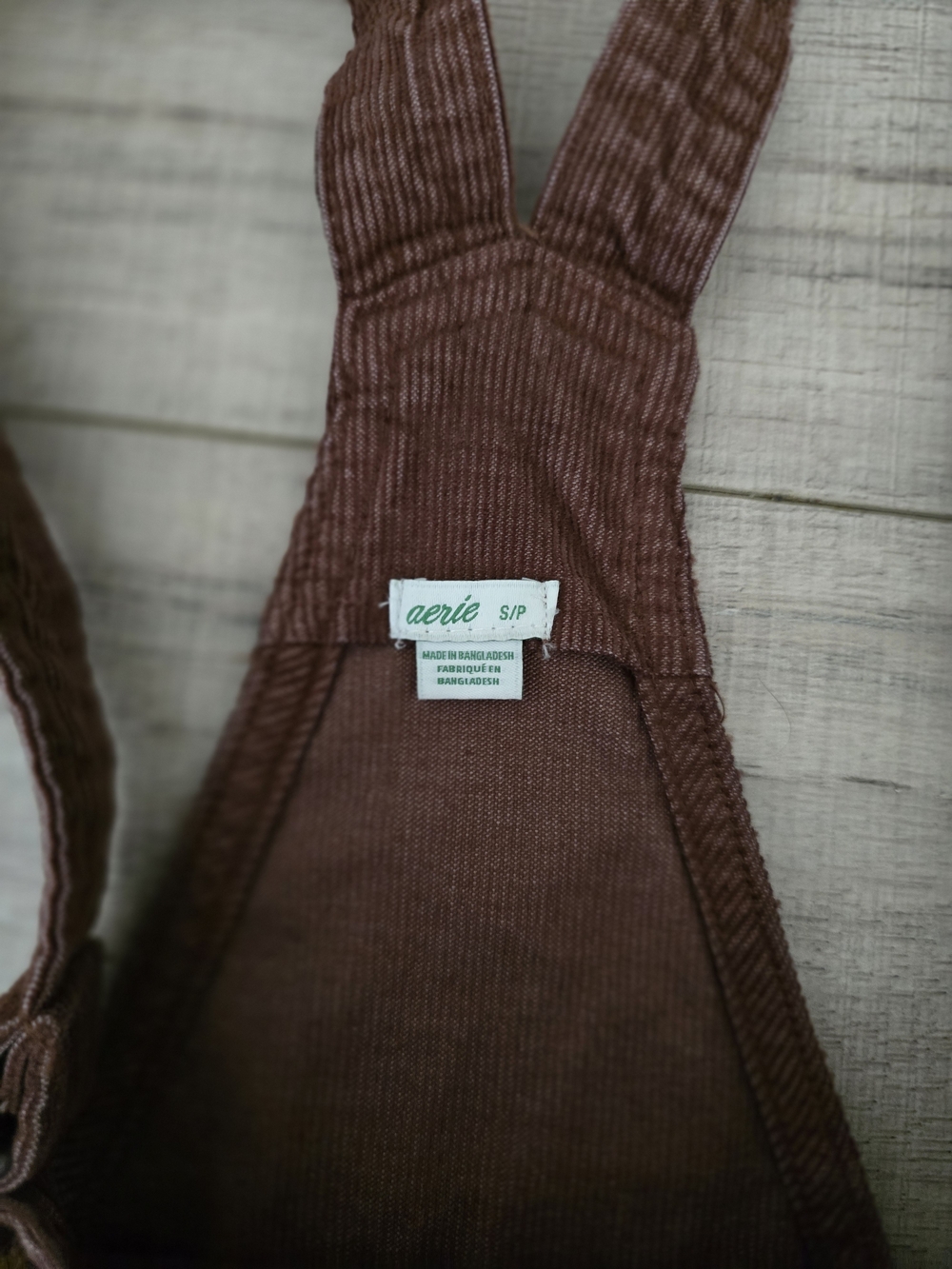 Aerie Brown Women's Overalls - Stylish Everyday Layering
